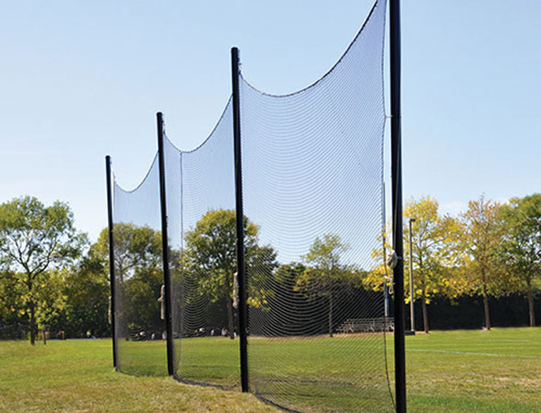 Sports net at a practice ground